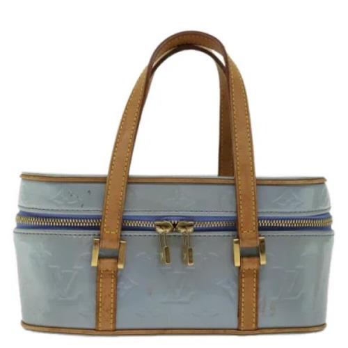 Pre-owned Leather louis-vuitton-bags Louis Vuitton Vintage , Blue , Da...