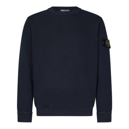 Blauwe Sweater voor Mannen Aw24 Stone Island , Blue , Heren