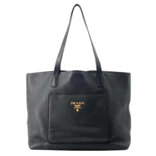 Pre-owned Leather prada-bags Prada Vintage , Black , Dames