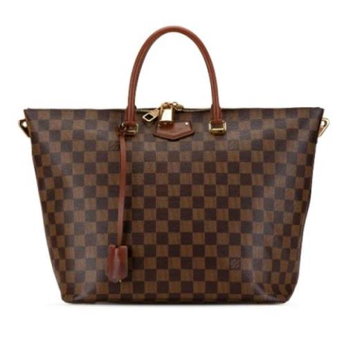 Pre-owned Canvas totes Louis Vuitton Vintage , Brown , Dames