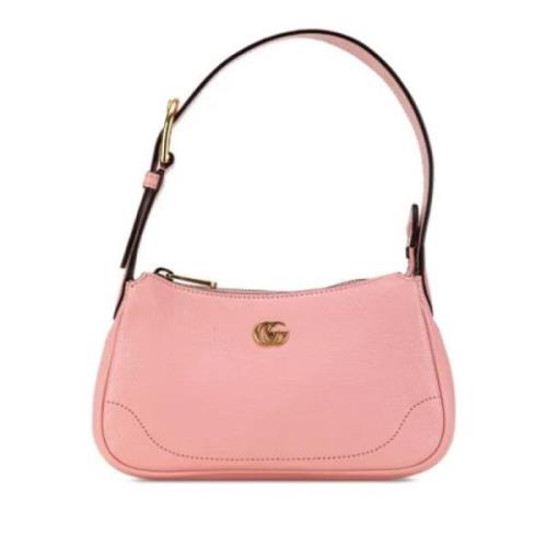 Pre-owned Leather gucci-bags Gucci Vintage , Pink , Dames