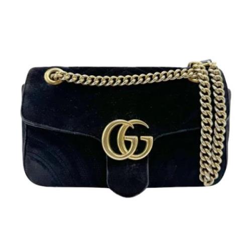 Pre-owned Velvet gucci-bags Gucci Vintage , Black , Dames