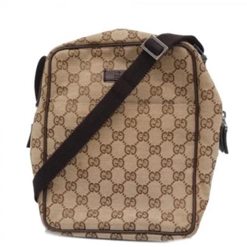 Pre-owned Canvas gucci-bags Gucci Vintage , Brown , Dames