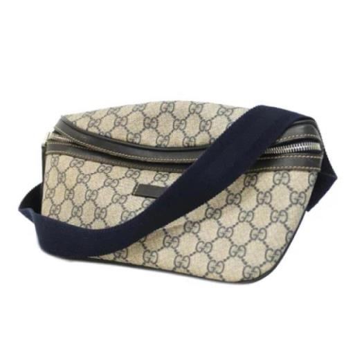 Pre-owned Canvas gucci-bags Gucci Vintage , Blue , Dames