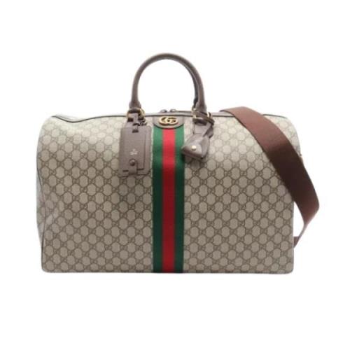 Pre-owned Leather gucci-bags Gucci Vintage , Beige , Dames