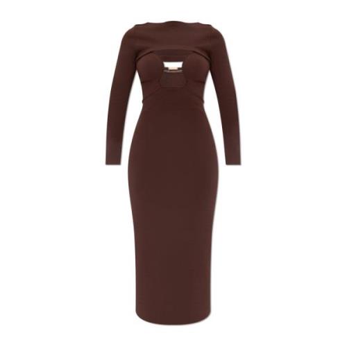 Jurk met top Jenny Cult Gaia , Brown , Dames