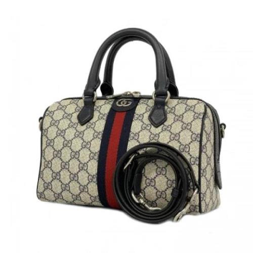 Pre-owned Plastic gucci-bags Gucci Vintage , Beige , Dames