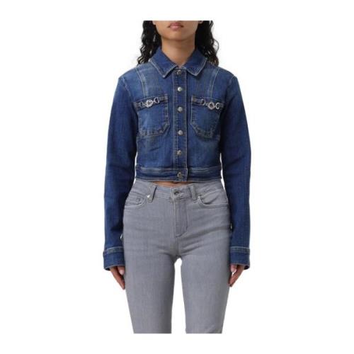 Korte Denimjas met Slim Fit Liu Jo , Blue , Dames