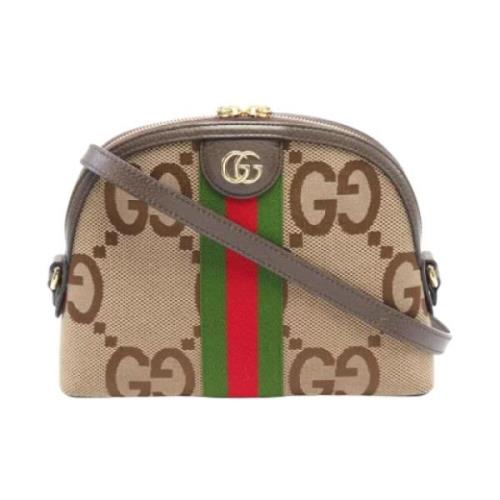 Pre-owned Leather gucci-bags Gucci Vintage , Beige , Dames