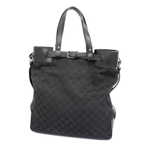 Pre-owned Canvas gucci-bags Gucci Vintage , Black , Dames