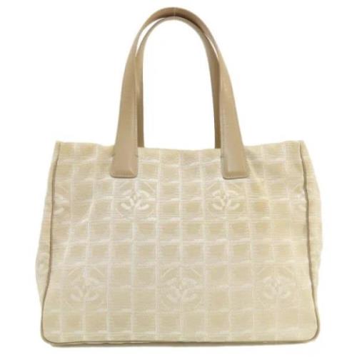 Pre-owned Canvas chanel-bags Chanel Vintage , Beige , Dames