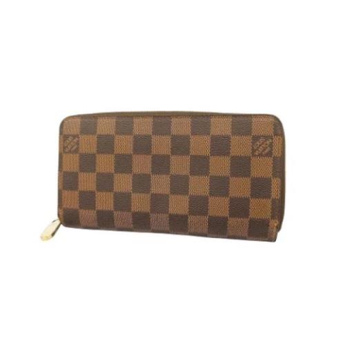 Pre-owned Canvas wallets Louis Vuitton Vintage , Brown , Dames