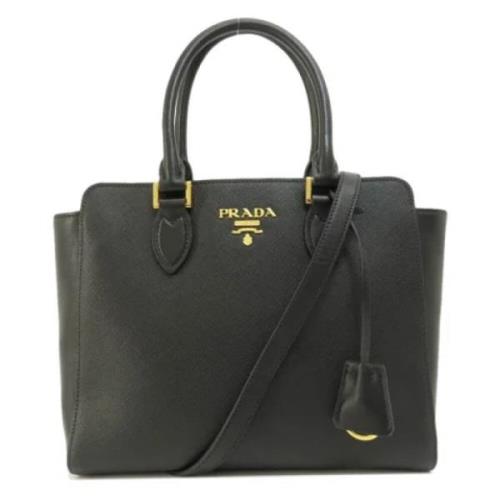 Pre-owned Leather prada-bags Prada Vintage , Black , Dames