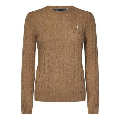 Bruine Cable Knit Sweater Polo Ralph Lauren , Brown , Dames