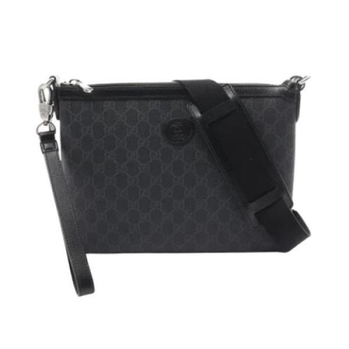 Pre-owned Leather gucci-bags Gucci Vintage , Black , Dames