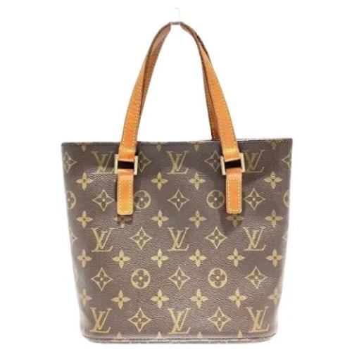 Pre-owned Canvas louis-vuitton-bags Louis Vuitton Vintage , Brown , Da...