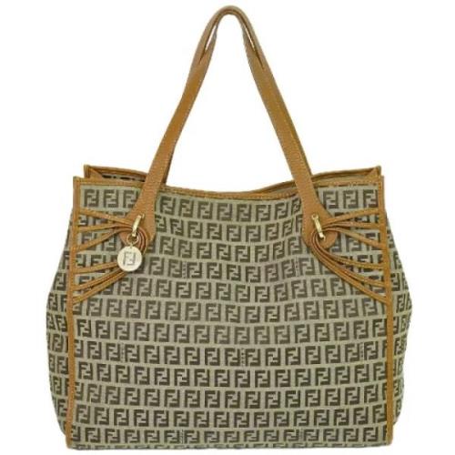 Pre-owned Canvas fendi-bags Fendi Vintage , Brown , Dames