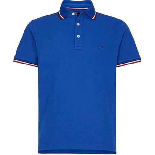 Slim Fit Polo Shirt Clear Blue Tommy Hilfiger , Blue , Heren