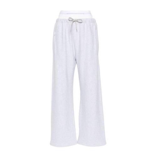 Grijze Broek met 3,5 cm Hak Alexander Wang , Gray , Dames