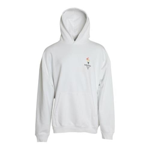 Witte Torch Hoodie Sweater Balenciaga , White , Heren