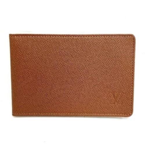 Pre-owned Leather wallets Louis Vuitton Vintage , Brown , Dames