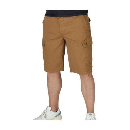 Klassieke Katoenen Herenshorts voor Lente/Zomer Lyle & Scott , Brown ,...