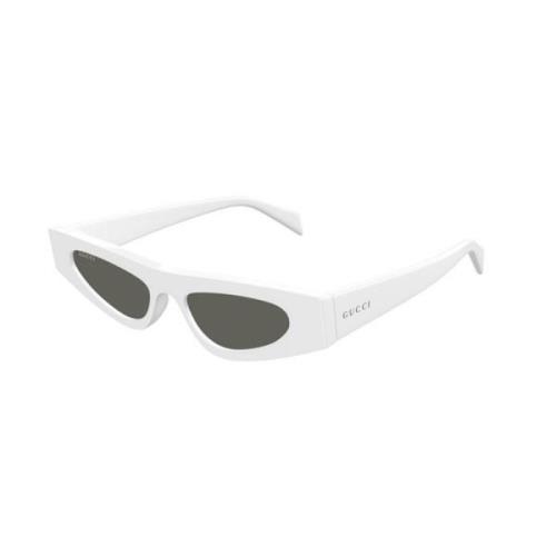 Wit Grijs Zonnebril Gg1779S 002 Gucci , White , Unisex