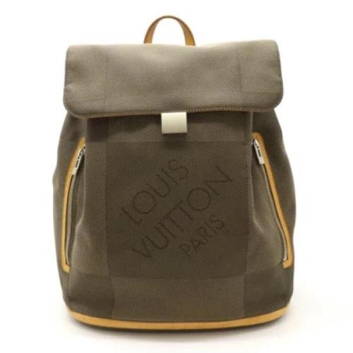 Pre-owned Canvas louis-vuitton-bags Louis Vuitton Vintage , Brown , Da...