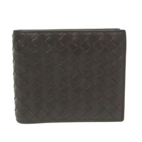 Pre-owned Leather wallets Bottega Veneta Vintage , Brown , Heren