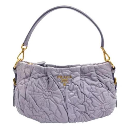 Pre-owned Leather prada-bags Prada Vintage , Purple , Dames