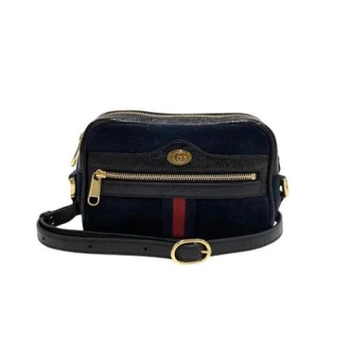 Pre-owned Suede gucci-bags Gucci Vintage , Black , Dames