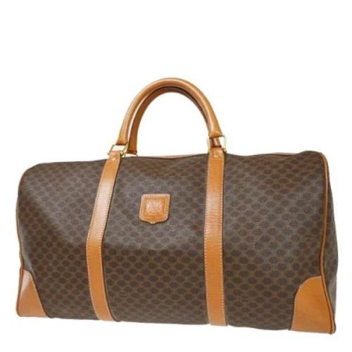 Pre-owned Canvas celine-bags Celine Vintage , Brown , Dames