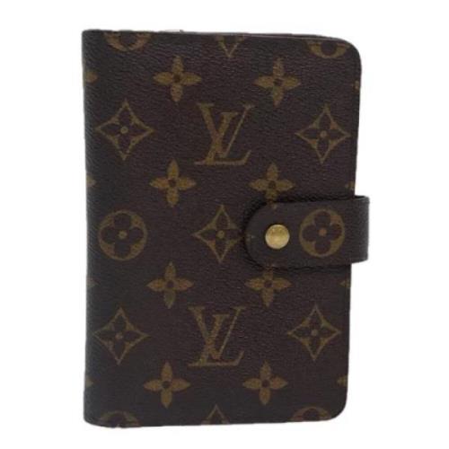 Pre-owned Canvas wallets Louis Vuitton Vintage , Brown , Dames