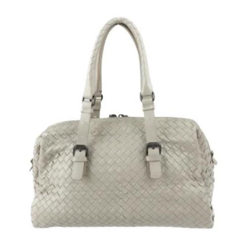 Pre-owned Leather handbags Bottega Veneta Vintage , Gray , Dames