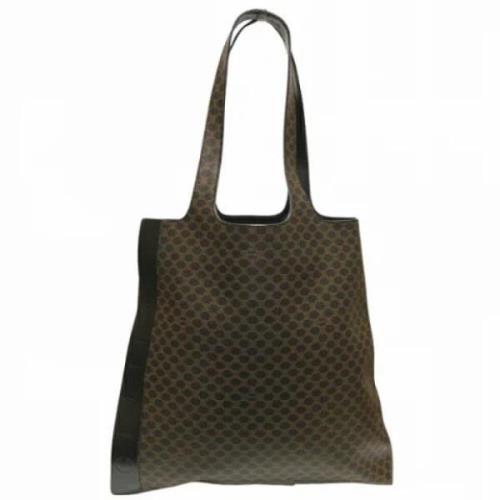 Pre-owned Canvas celine-bags Celine Vintage , Brown , Dames