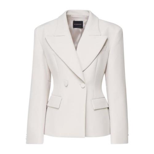 Room Blazer met Brede Revers Andamane , White , Dames