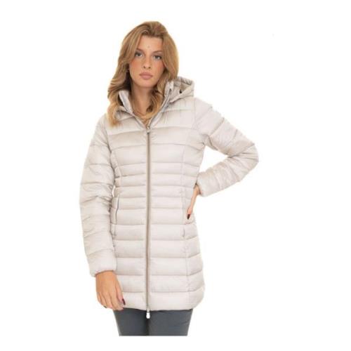 Gewatteerde Hooded Reese Jas Save The Duck , Beige , Dames