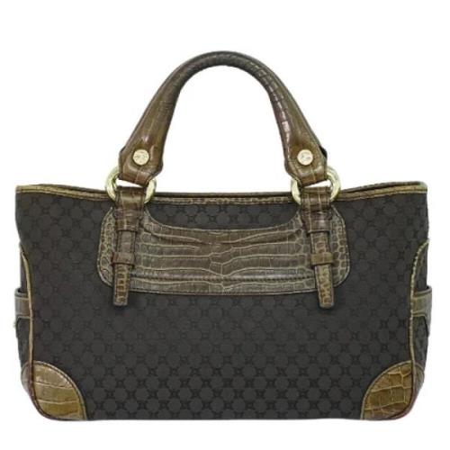 Pre-owned Canvas celine-bags Celine Vintage , Brown , Dames