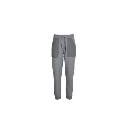 Stijlvolle grijze sweatpants met wafel-patch Bikkembergs , Gray , Here...