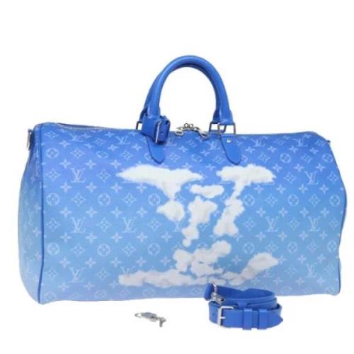 Pre-owned Canvas louis-vuitton-bags Louis Vuitton Vintage , Blue , Dam...