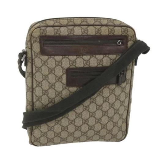 Pre-owned Leather gucci-bags Gucci Vintage , Beige , Dames