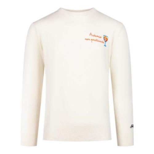 Crème Sweater Collectie Saint Barth , Beige , Heren