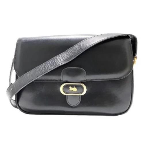 Pre-owned Leather celine-bags Celine Vintage , Black , Dames