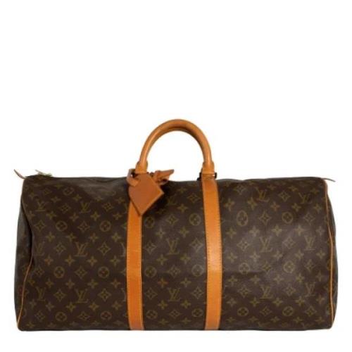 Pre-owned Canvas louis-vuitton-bags Louis Vuitton Vintage , Brown , Da...