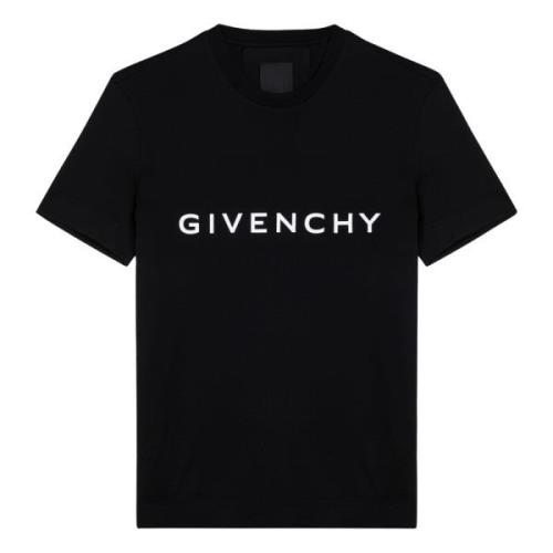 Korte mouwen ronde hals T-shirt Givenchy , Black , Heren