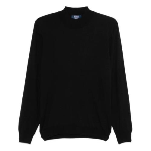 Italiaanse wollen knitwear Fedeli , Black , Heren