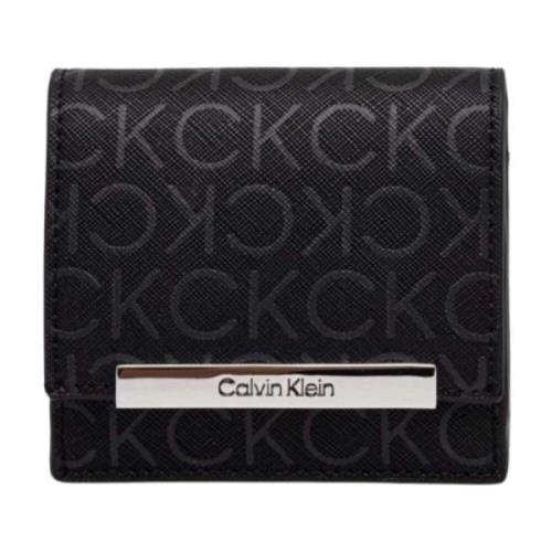 Dames Trifold Portemonnee Calvin Klein , Black , Dames