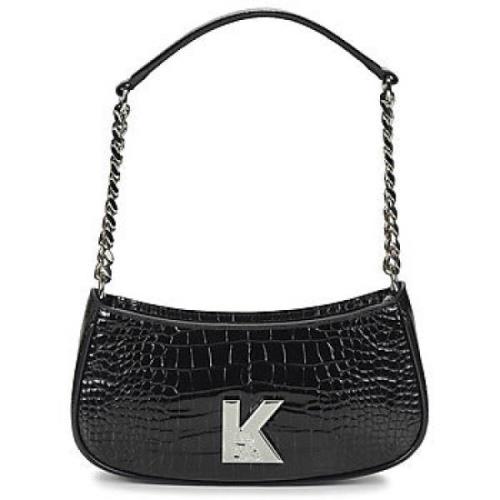 Schoudertas vrouwen K/Kameo Shoulderbag Croc Zwart Karl Lagerfeld , Bl...