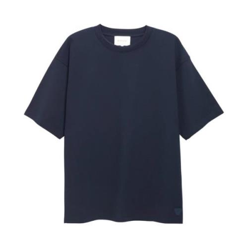 Navy Oversized Korte Mouw T-Shirt Gertrude , Blue , Heren