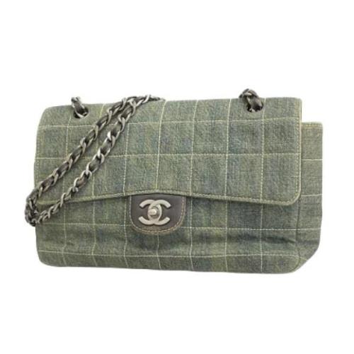 Pre-owned Denim chanel-bags Chanel Vintage , Blue , Dames